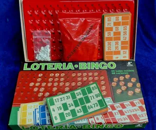 Lotería Bingo Juego Marca Borrás Años 80 Nuevo