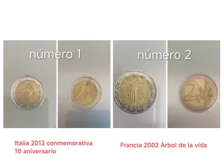 Monedas de 2 Euros Conmemorativas  varios países.