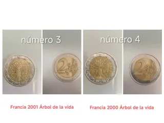 Monedas de 2 Euros Conmemorativas  varios países.