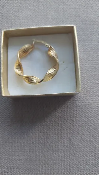 Pendientes Aro Oro 18K