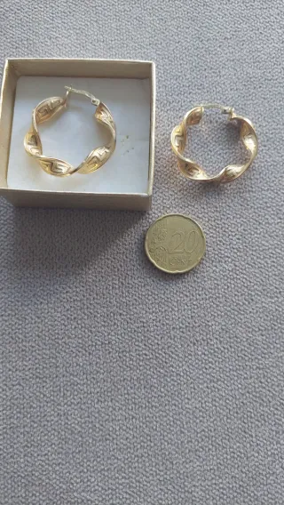 Pendientes Aro Oro 18K
