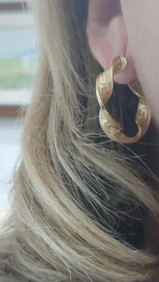 Pendientes Aro Oro 18K