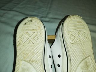Converse All Star Piel Blancas