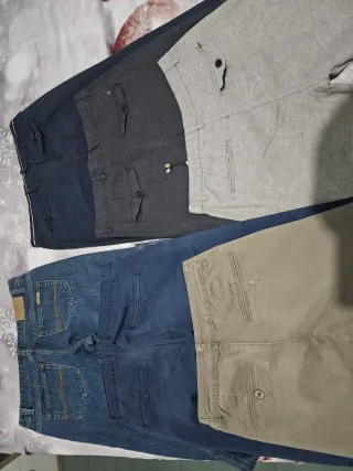 Lote 6 Pantalones Hombre Talla L/42-44