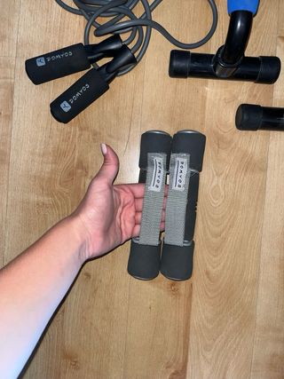 Set da palestra: corda e flessioni