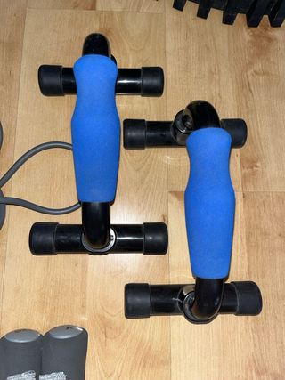 Set da palestra: corda e flessioni