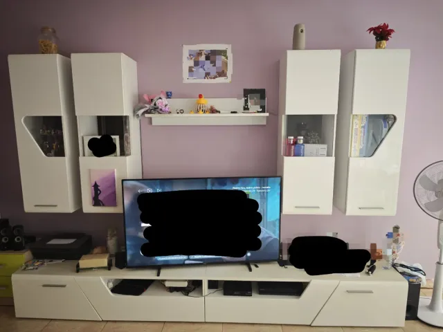 Muebles de salón modernos blancos