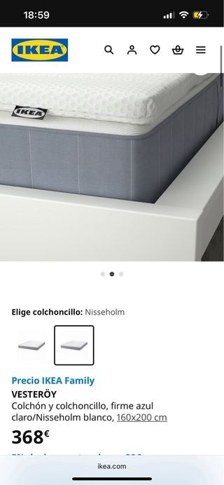 Cama con almacenamiento con colchón y cabecero 