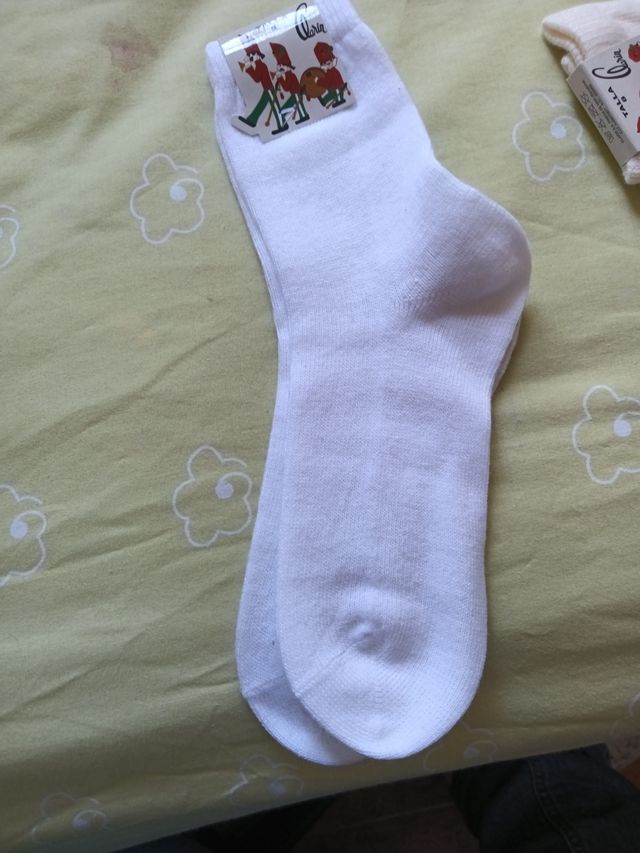 Pack 3 calcetines blancos sin estrenar