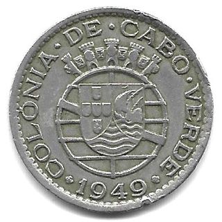 Moneda Cabo Verde 1949 - 1 Escudo