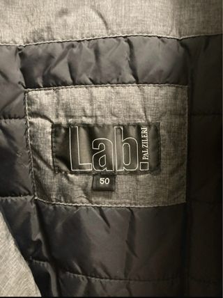 Giubbotto grigio con cappuccio tg. 50