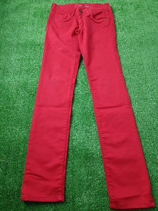 Pantalon Pepe Jeans Mujer Color Rojo Talla XS