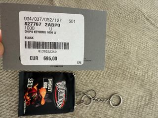 Llavero Balenciaga Smokey BBQ keychain charm