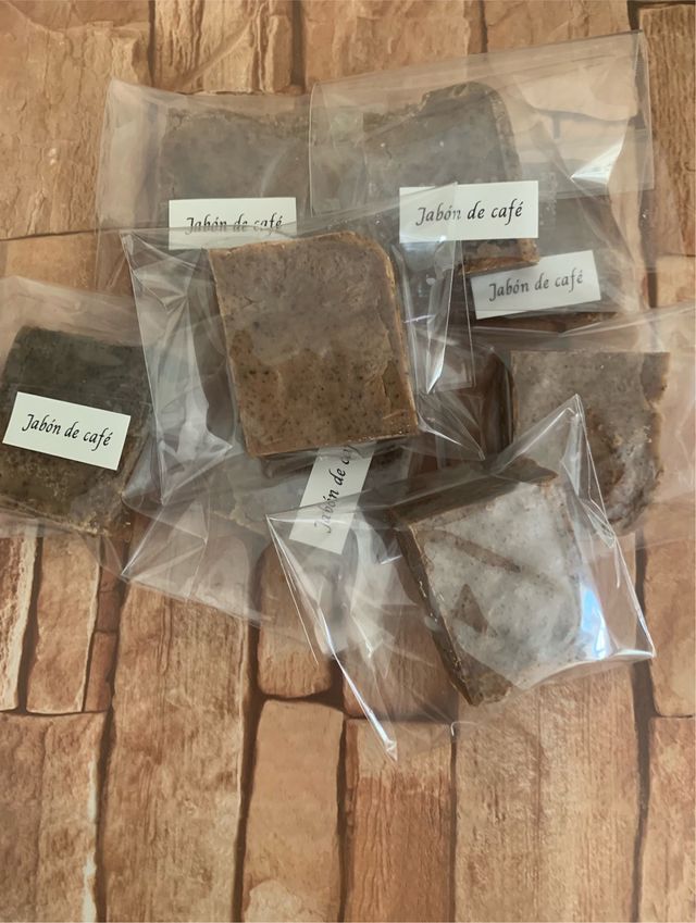 Jabón de café artesanal