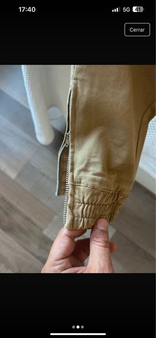 Pantalón cargo Zara Talla L