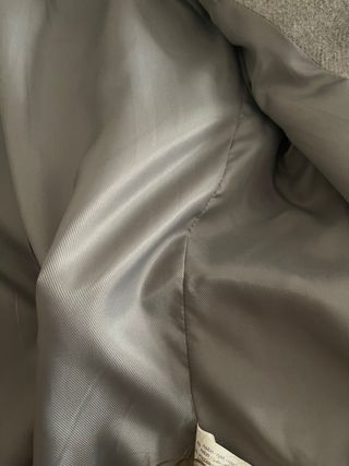 Abrigo Stradivarius Gris Talla M