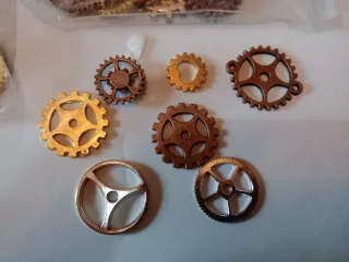 Accessori Steampunk Ingranaggi Bronzo Oro