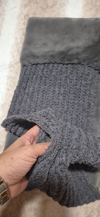 Bufanda de cuello con texturas