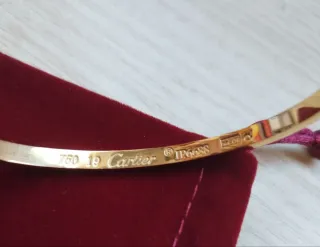 Pulsera Cartier dorada Diamantes