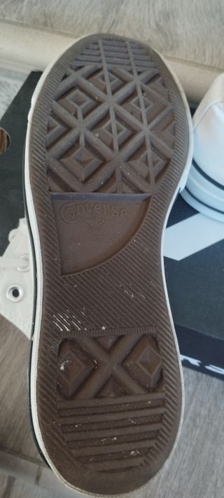 Converse Doble Suela Blancas Talla 37