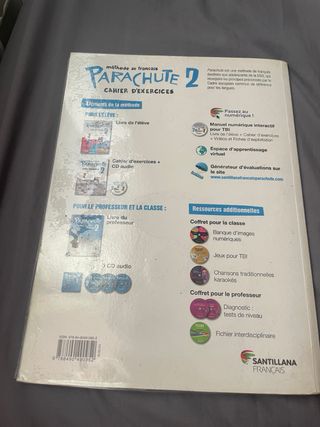 PARACHUTE 2 PACK CAHIER D'EXERCICES