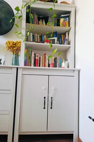 Armario alto blanco madera
