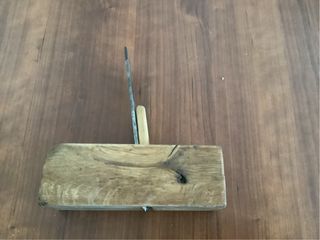 Cepillo carpintero vintage madera