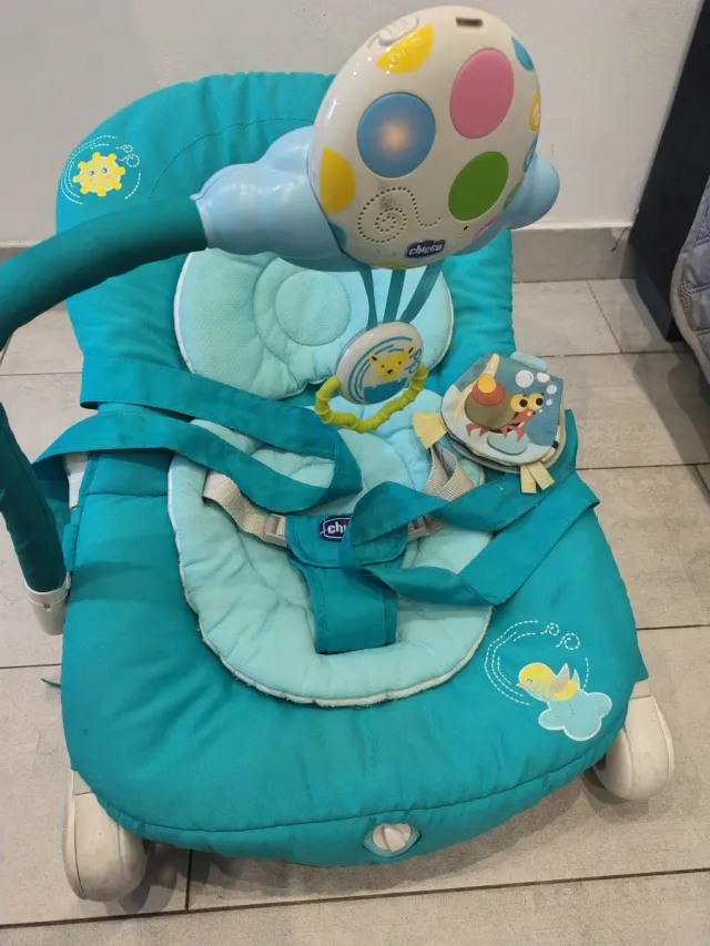 Silla de bebé Chicco color turquesa