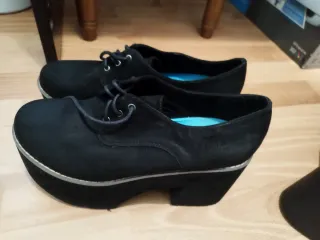 Zapatos plataforma negros