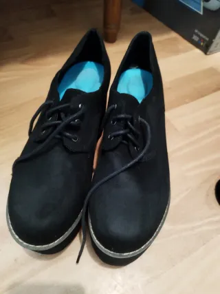 Zapatos plataforma negros