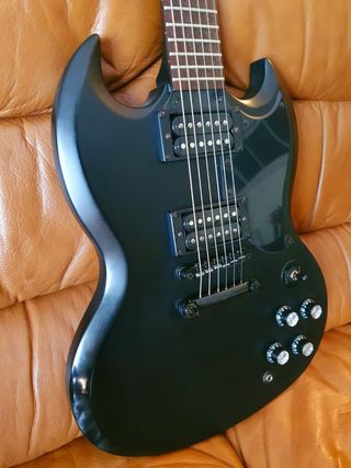 Epiphone by Gibson Sg Gotic Guitarra Black Satin!!
