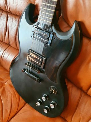 Epiphone by Gibson Sg Gotic Guitarra Black Satin!!