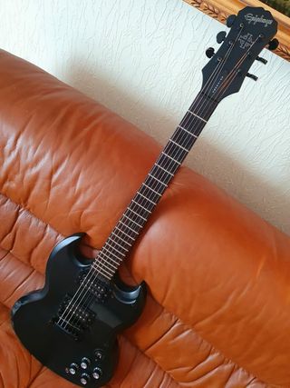 Epiphone by Gibson Sg Gotic Guitarra Black Satin!!