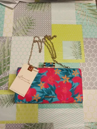 Bolso de mano floral