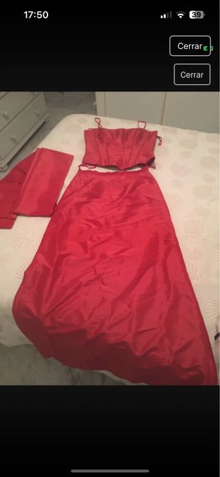 Vestido de fiesta rojo