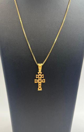 Cruz Caravaca Oro 18K