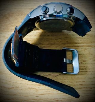Reloj Marea Cronógrafo Negro Naranja