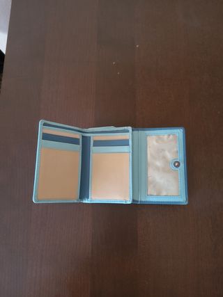 Cartera de piel para mujer