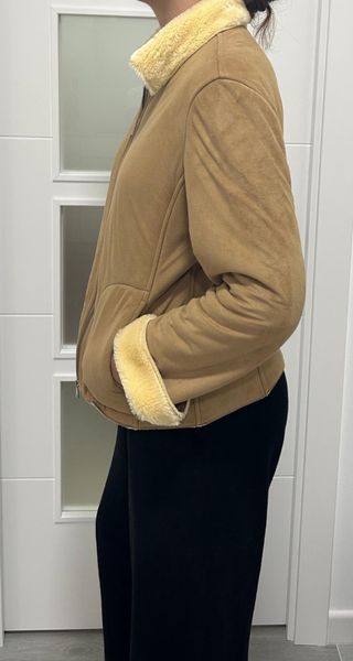 Chaqueta doble faz Benetton Beige