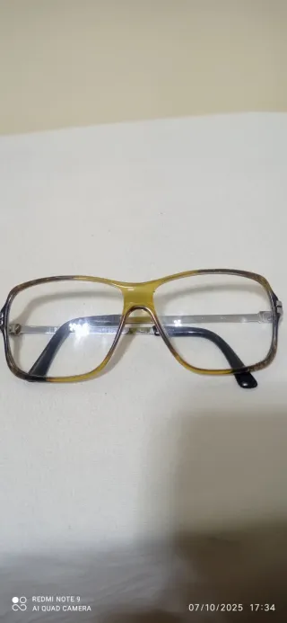 Gafas Playboy Vintage Marrón y Plateado