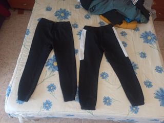 Pantalones Puma Negros y Blancos