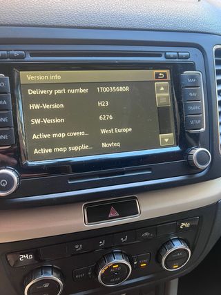 RNS510, radio navegador grupo VAG, versión R