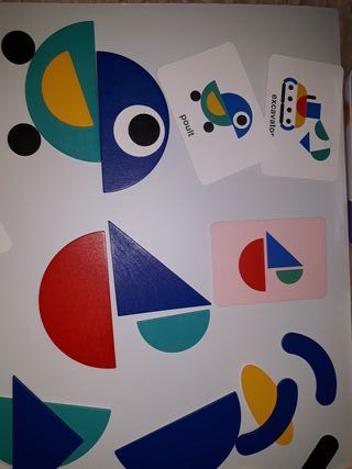 Puzzle Madera Figuras Geométricas Infantil