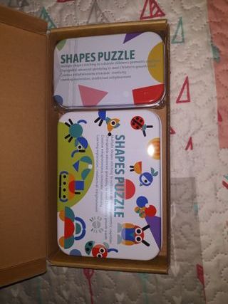 Puzzle Madera Figuras Geométricas Infantil