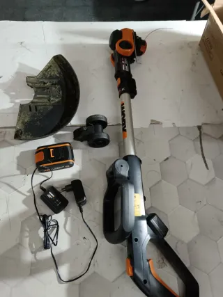 Desbrozadora WORX WG163E.1 Batería Negra