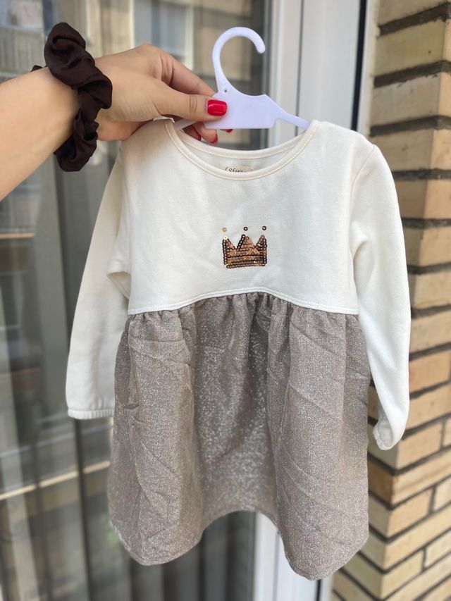 Vestido Sfera niña 18-24 meses corona