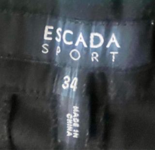 Pantalón negro Escada Sport mujer