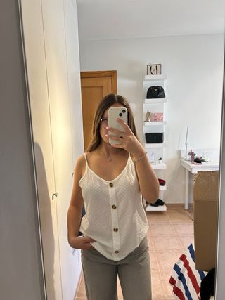 Camiseta tirantes blanca