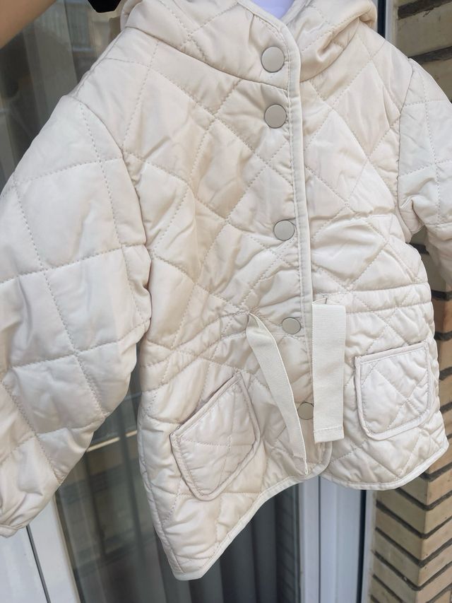 Abrigo niña Sfera crema 18-24 meses