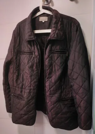 Chaquetón / parka acolchada mujer Talla 50 marrón
